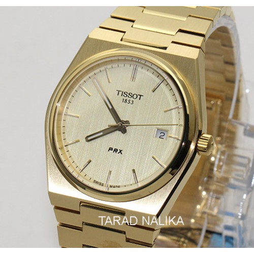 นาฬิกา TISSOT PRX Swiss quartz T137.410.33.021.00 เรือนทอง