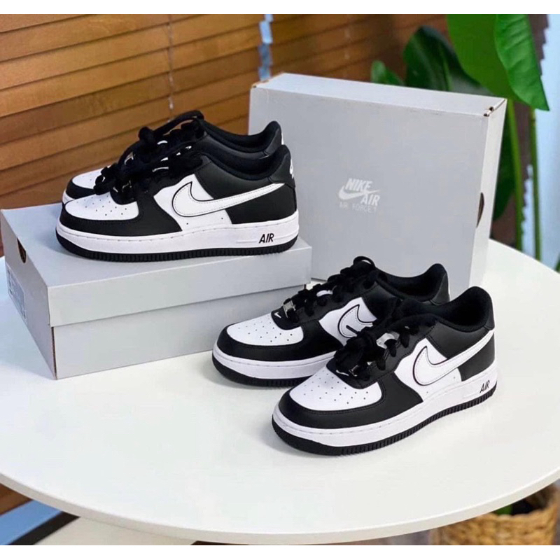 รองเท้าผ้าใบ Force 1 Panda ผู้หญิงและผู้ชายมีของพร้อมส่ง36-45
