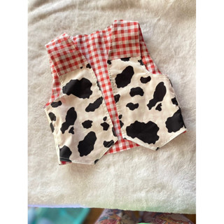 (รอตัด3 วัน) เสื้อกั๊กคาวบอย&คาวเกิร์ลงานตัดเอง(เทียบตารางไซ…