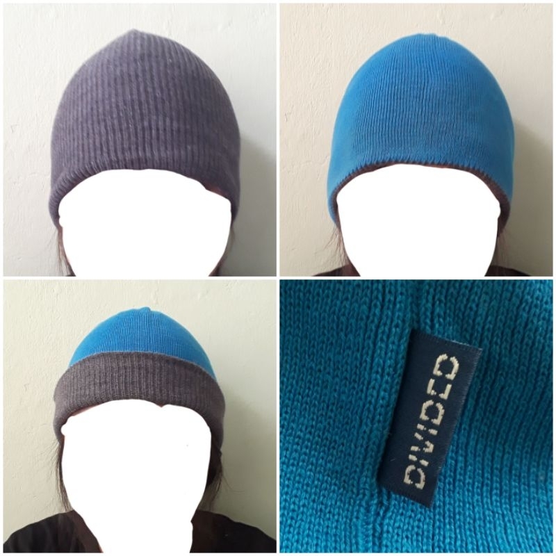 Divided by H&M beanie hat หมวกไหมพรมใส่ได้2ด้าน