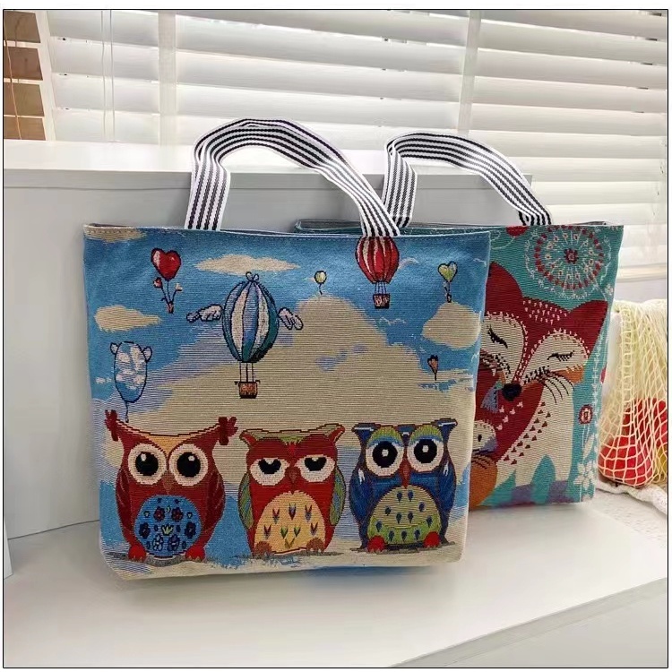 กระเป๋าแฟชั่น กระผ้า แบบคลาสสิค รุ่นใหม่ใบใหญ่ ขนาด17นิ้ว - รูปที่ 3