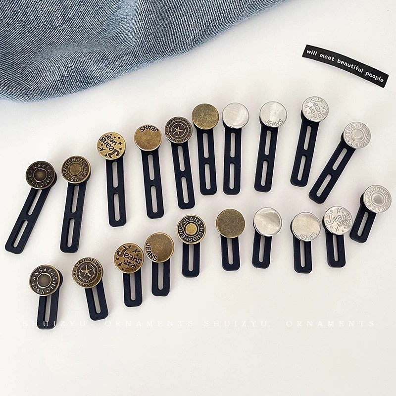 MKL พร้อมส่ง ที่ปรับขนาดกางเกง มี2แบบ กระดุมขยายขนาดกางเกง สามารถขยายขนาดกางเกงได้เยอะ #Y46