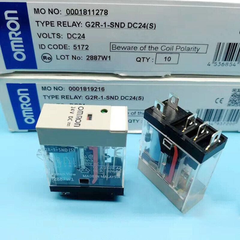 Relay OMRON G2R-1-SND(S) 24VDC + G2R-2-SND(S) 24VDC + G2R-1-SN(S) 24VDC + G2R-2-SN(S) + P2RF-05-E