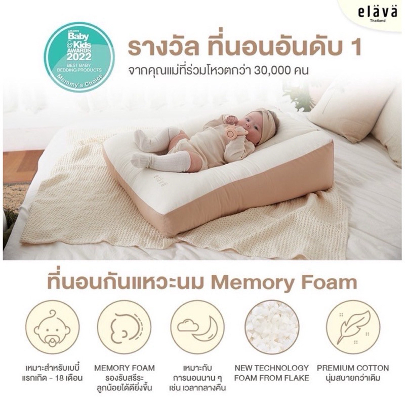 ส่งต่อที่นอน  elava มือสอง รุ่น   memory foam