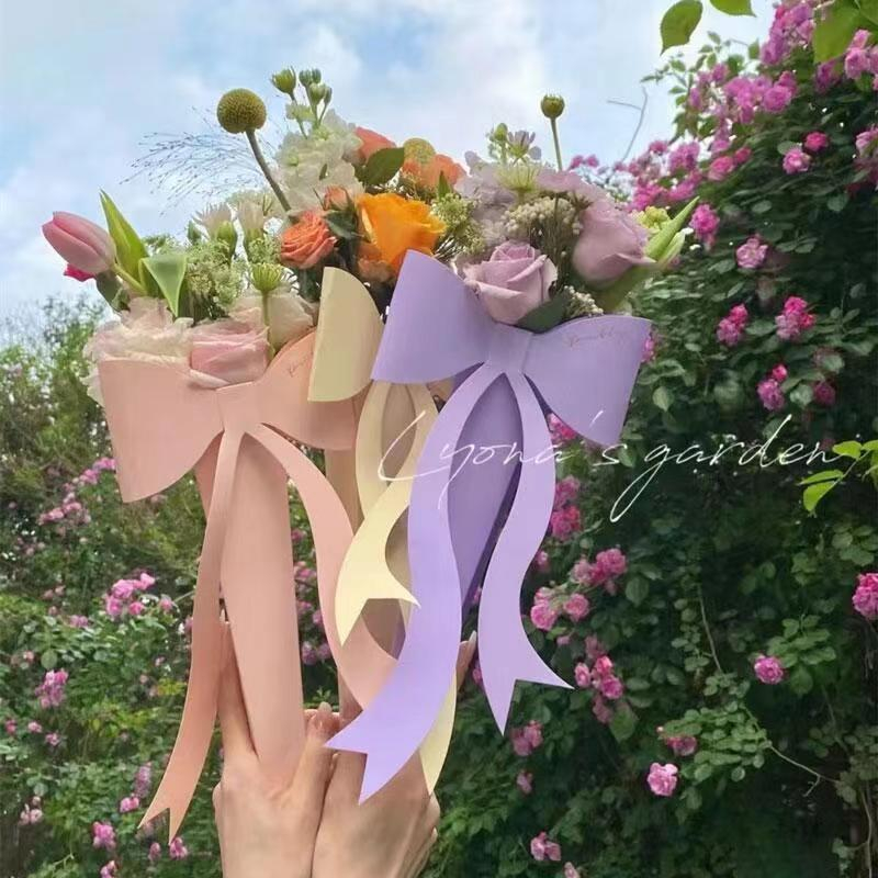 ส่งในไทย กล่องจัดช่อดอกไม้ ช่อดอกไม้สำเร็จรูป ขนาดเล็ก DIY สําหรับใส่ช่อดอกไม้วันวาเลนไทน์