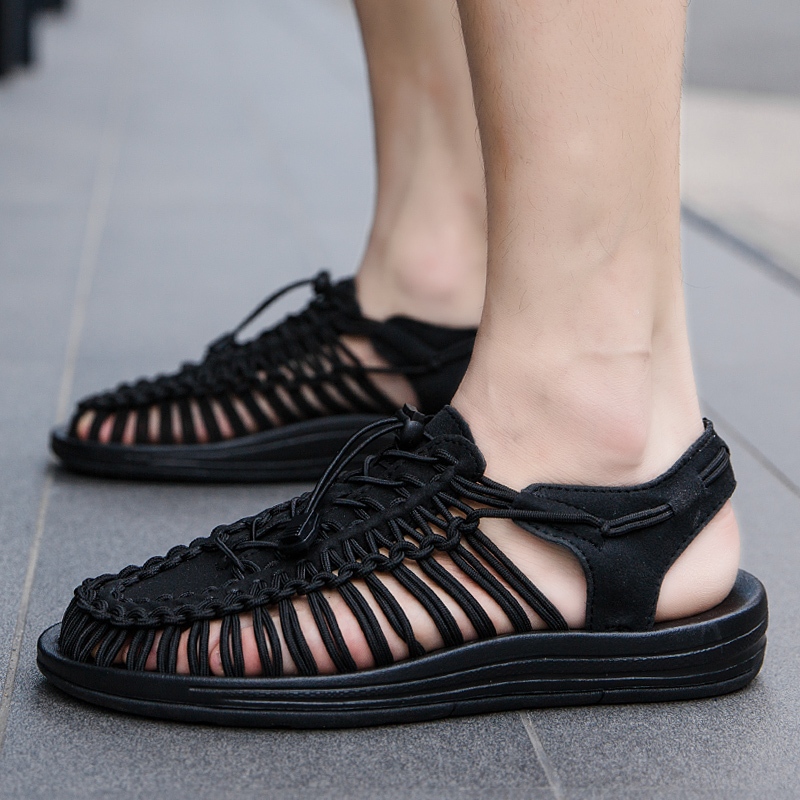 ลดอีก 15% ใส่โค้ด 15DD11 ZOYY⏰จัดส่งภายใน 1-2 วัน 🔥 BIG SALE 🔥แตะ รัด ส้น สไตล์ Sandal ชาย หญิง