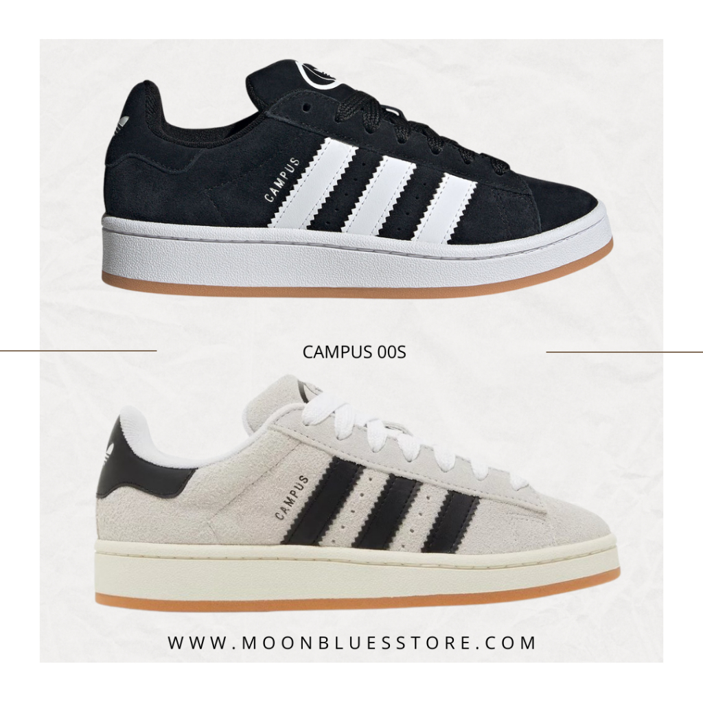 [พร้อมส่งด่วน รับประกันแท้ 💯] Campus 00s สี Crystal White / Core Black / Off White (GY0042)
