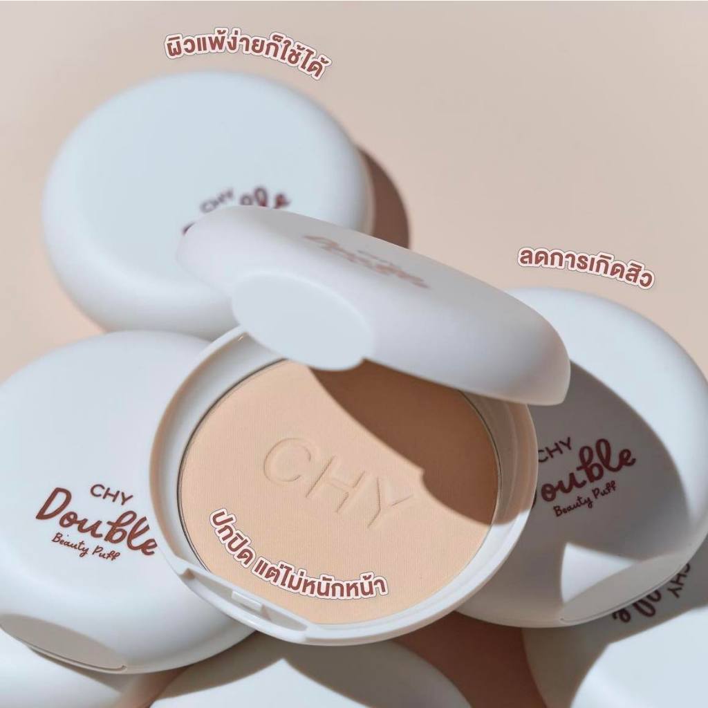แป้งพัฟโฮยอน CHY Double Beauty Puff SPF30PA+++ - รูปที่ 5