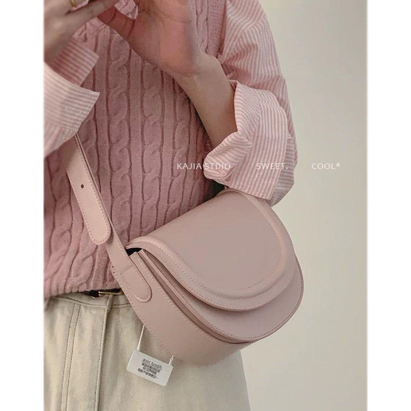 Pastel Round Bag กระเป๋าสะพายข้างทรงกลม สีพาสเทล