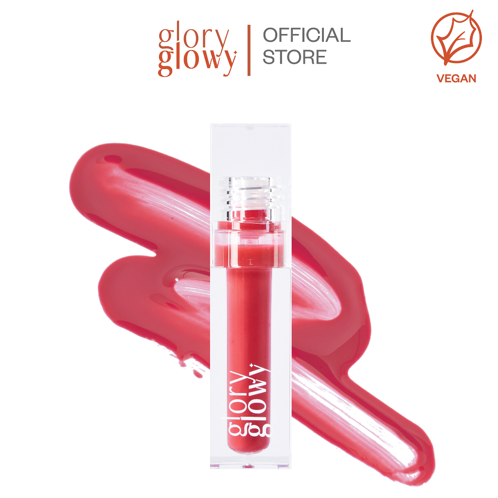 GLORYGLOWY GLOW GLOSS TINT - CAKE - โกลวกลอสทิ้นท์ เนื้อพุดดิ้ง ชุ่มชื้น ติดทน สีชัด โกลวเงาสวย