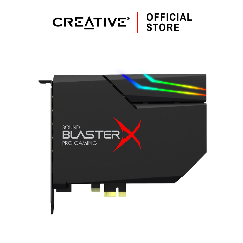 CREATIVE Sound Blaster AE-5 Plus Internal Sound Card รองรับ 5.1 พร้อมไฟ RGB ปรับแต่งได้ ซาวด์การ์ด PCI-e