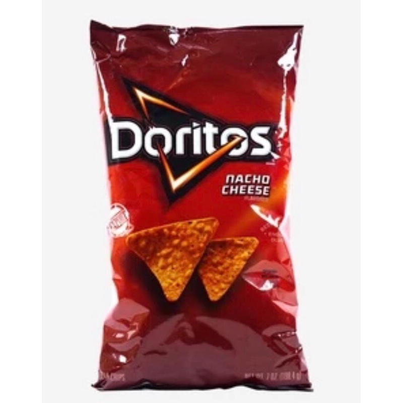 Doritos Nacho Cheese Tortilla Chips ขนาด 198g โดริโทส นาโชชีส