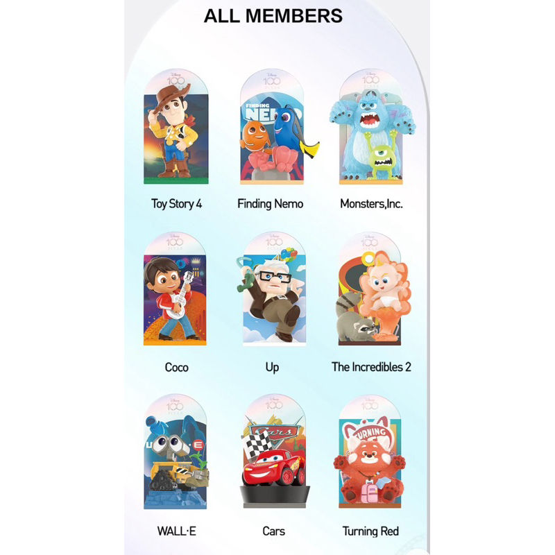 ลิขสิทธิ์แท้ POP MART Disney 100th Anniversary Pixar series ดิสนีย์ วู๊ดดี้ งานกล่อมสุ่ม(แบบเลือกตัว)พร้อมส่งจากกรุงเทพฯ - รูปที่ 7