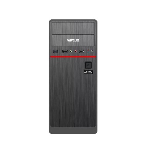 VENUZ ATX Computer Case VC 3225 - Black/Red