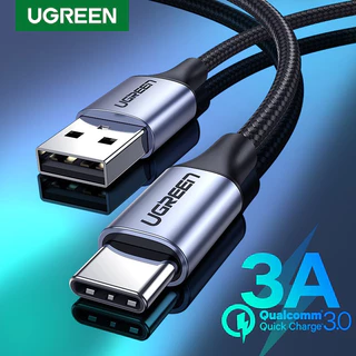 แท้💯 สายชาร์จสั้น UGREEN สายชาร์จเร็ว Type C 3A สำหรับ iPhone 17 16 15 ซัมซุง Android สายสั้น 25cm 50cm 1m ชาร์จแบตสำรอง