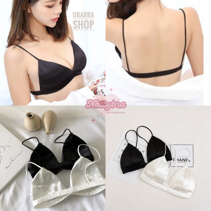 ลด30% โค้ดINC283ZN ⚡ Nattybra บิกินี่ไร้ตะขอ มีฟองน้ำในตัว ยางยืด 32-36 เซ็กซี่ ใส่สบาย ชุดชั้นในผู้หญิง