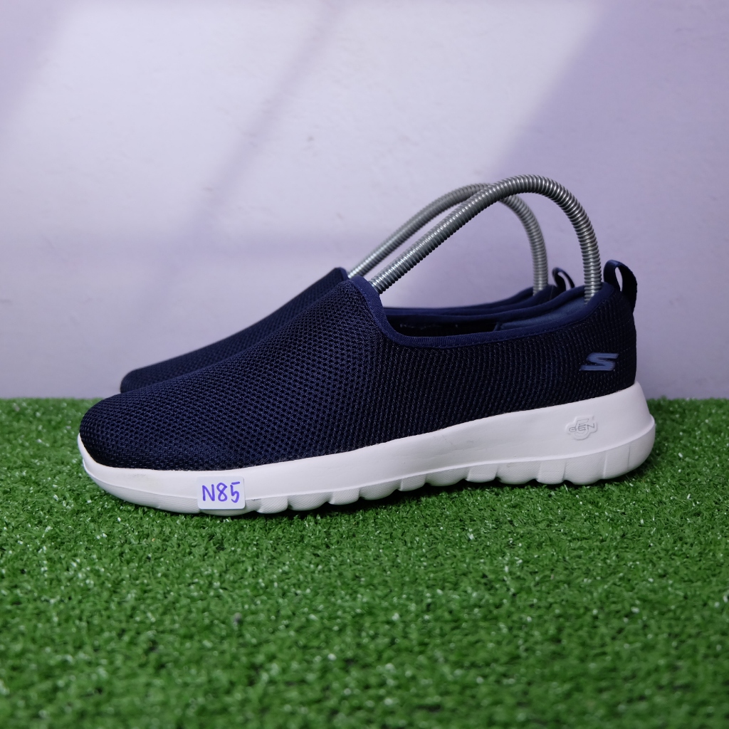 (37/24 cm) Skechers Slip on สภาพสวยใหม่ รองเท้าเพื่อสุขภาพสเก็ตเชอร์ส มือ2ของแท้💯 รองเท้าผ้าใบผู้หญิง
