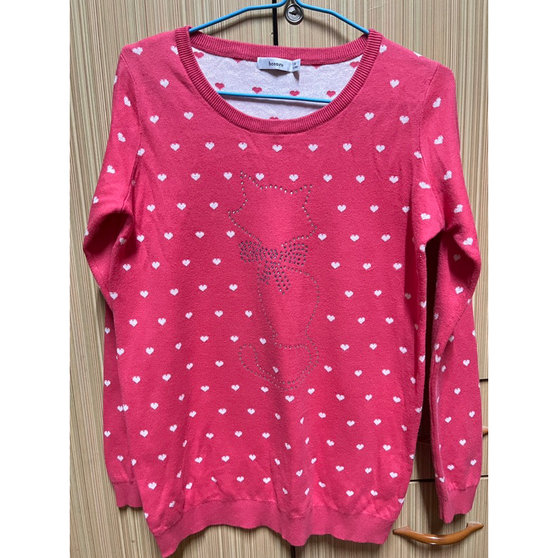 (like new) Sweater สีแดง