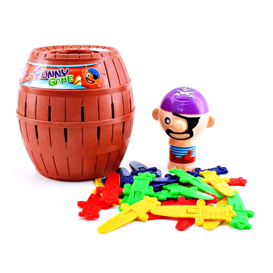 เกมส์เสียบถังโจรสลัด เกมส์เล่นเสี่ยงดวง ของเล่นเสริมพัฒนาการ เกมส์ของเล่นถังโจรสลัด ถังเสียบโจรสลัด - รูปที่ 3