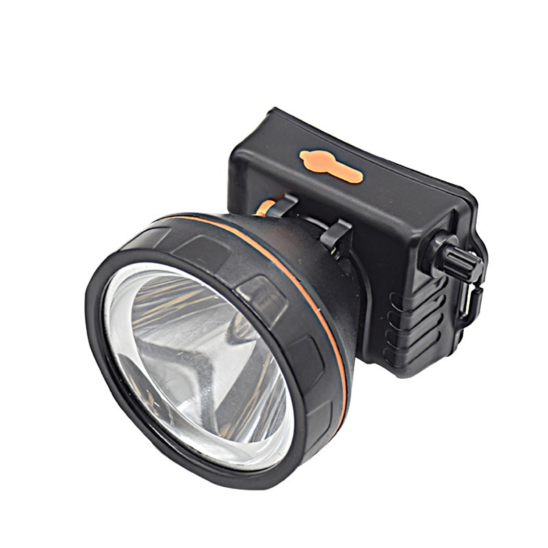 ไฟฉายคาดหัวled แรงสูง หรี่แสงไฟ ชาร์จไฟบ้าน เลนซ์ใหญ่ 8cm สว่างทนทาน ขาว/เหลือง - รูปที่ 2