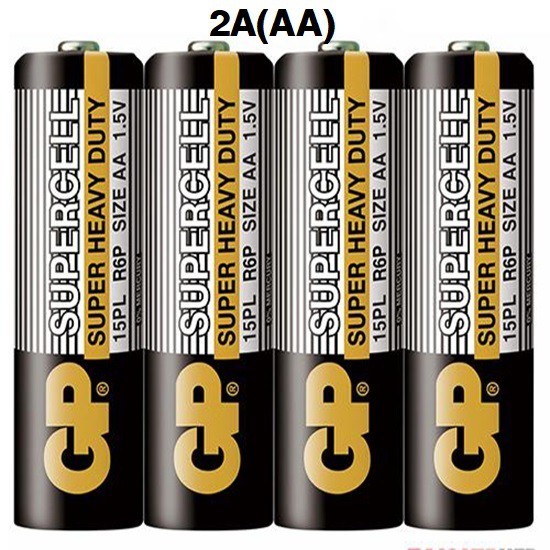 GP / Camelion ถ่าน 2A(AA) / 3A(AAA) / 9V / 4A (AAAA) (1 Pack มี 4 ก้อน)