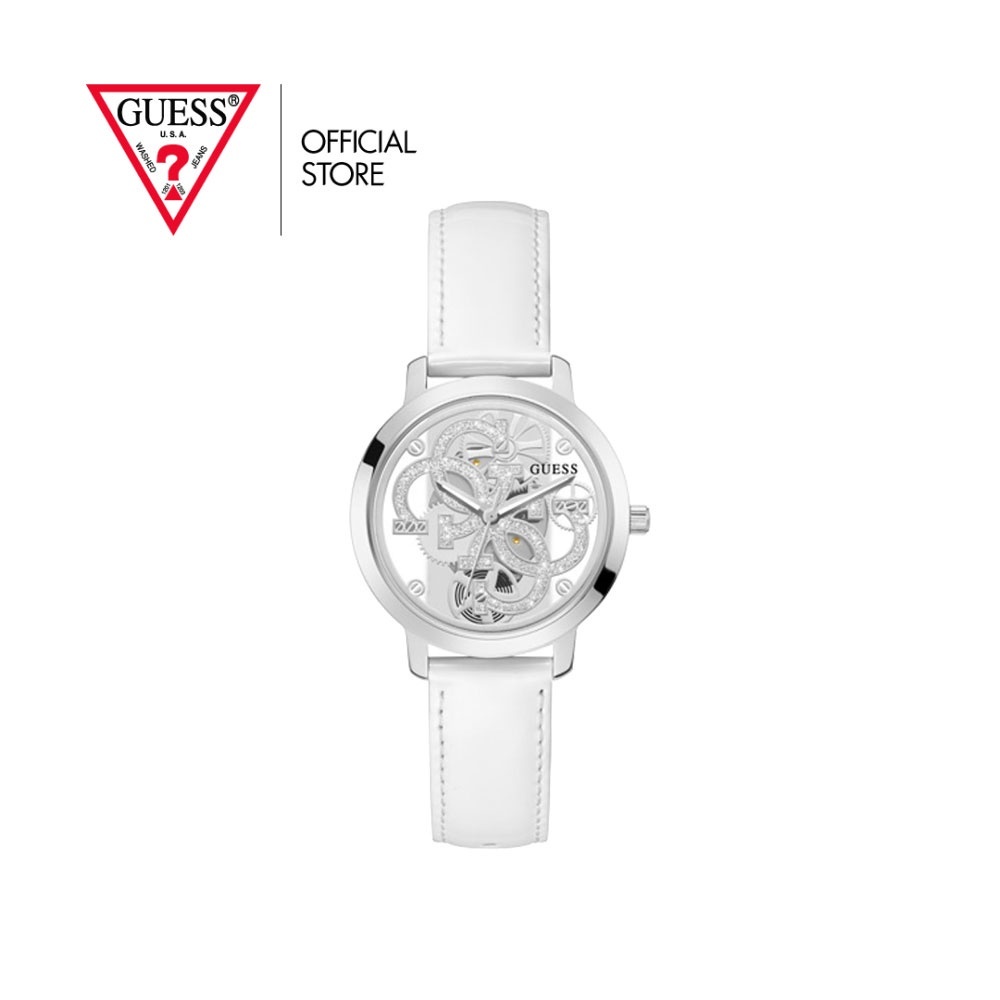 GUESS นาฬิกาข้อมือผู้หญิง รุ่น QUATTRO CLEAR GW0383L4 สีเงิน