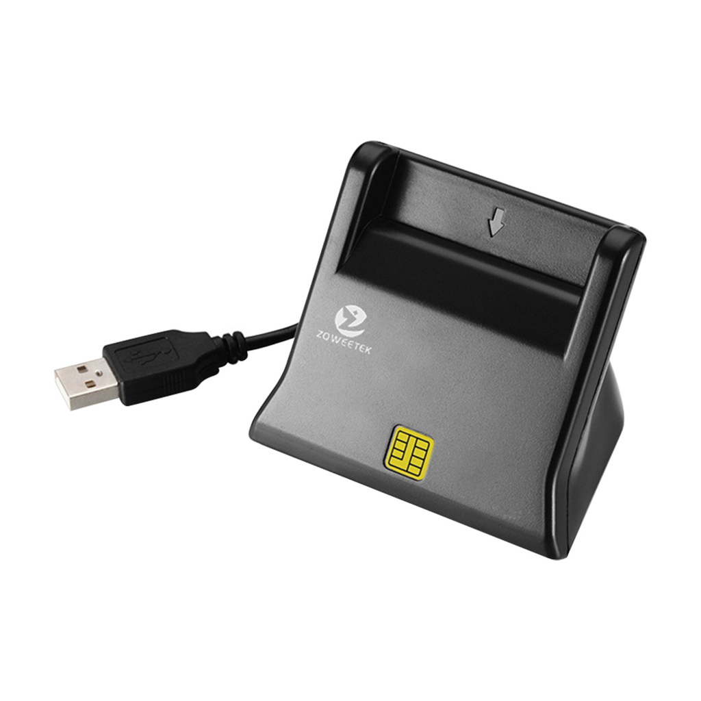 Zoweetek Smart Card Reader เครื่องอ่านบัตรประชาชน สมาร์ทการ์ด สเปค ICT (รับประกัน 1 ปี)