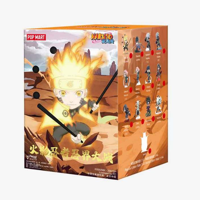 [สุ่ม] กล่องสุ่ม POP MART NARUTO Ninkai Taisen Series ของแท้ ไม่แกะลุ้นซีเคร็ท พร้อมส่ง