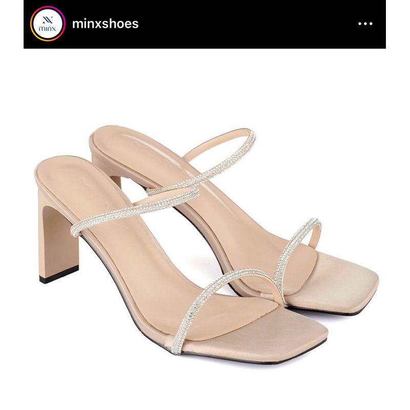 Minx shoes สีเบจ size 36