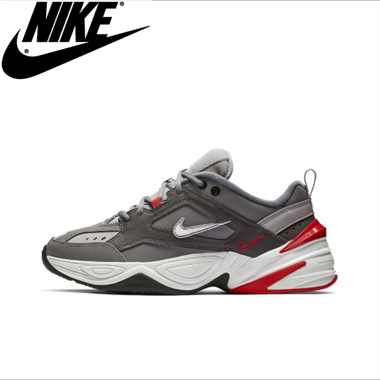 【ของแท้ 100%】Nike M2K Tekno Gunsmoke Running shoe gray