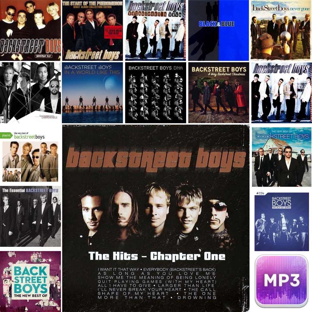 (USB) MP3 / (USB) FLAC (Hi-Res AUDIO) สากลยุค 90' วง Backstreet Boy ปี 1996 - 2022 💥 10อัลบั้ม + อัลบั้มรวม 6ชุด รวม17
