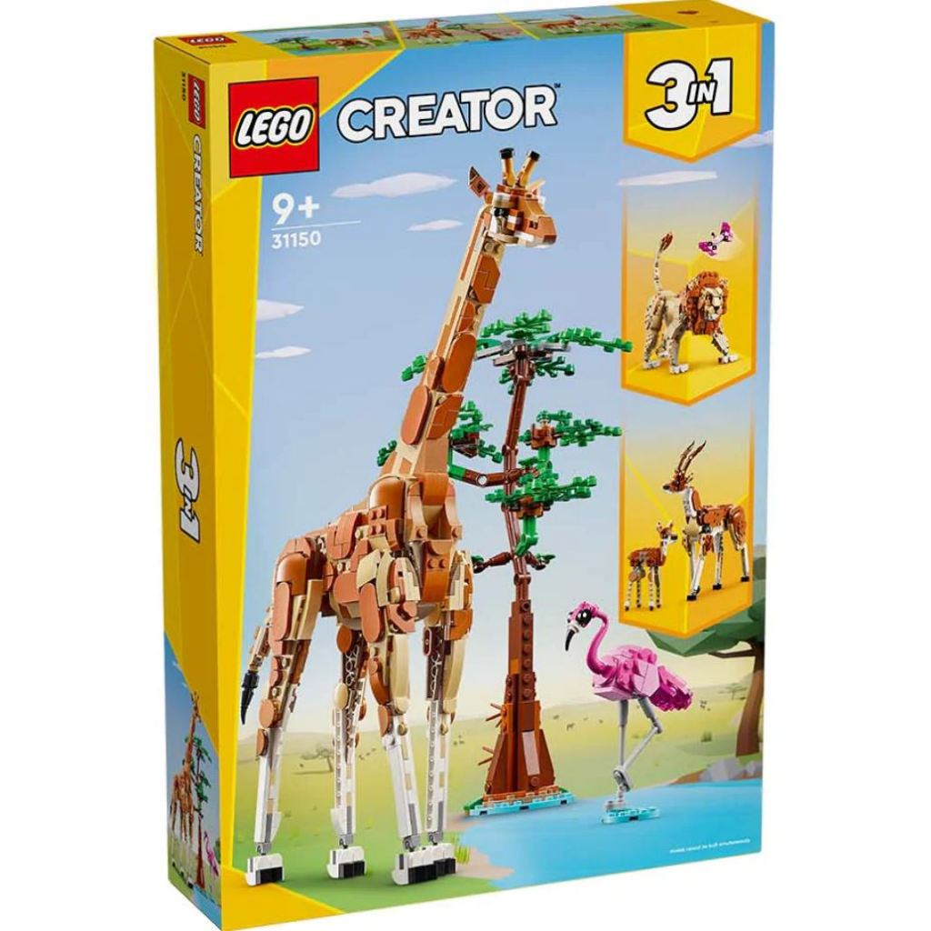 LEGO®  Creator 3-in-1 Wild Safari Animals 31150