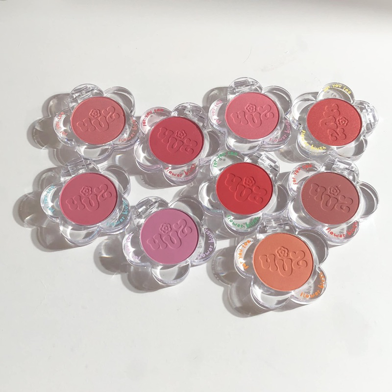 4U2 Flower Blush บลัชออนปัดแก้ม เนื้อนุ่มเนียนละเอียด เม็ดสีชัด ติดทน เกลี่ยง่าย มีทั้งเนื้อแมทท์และ