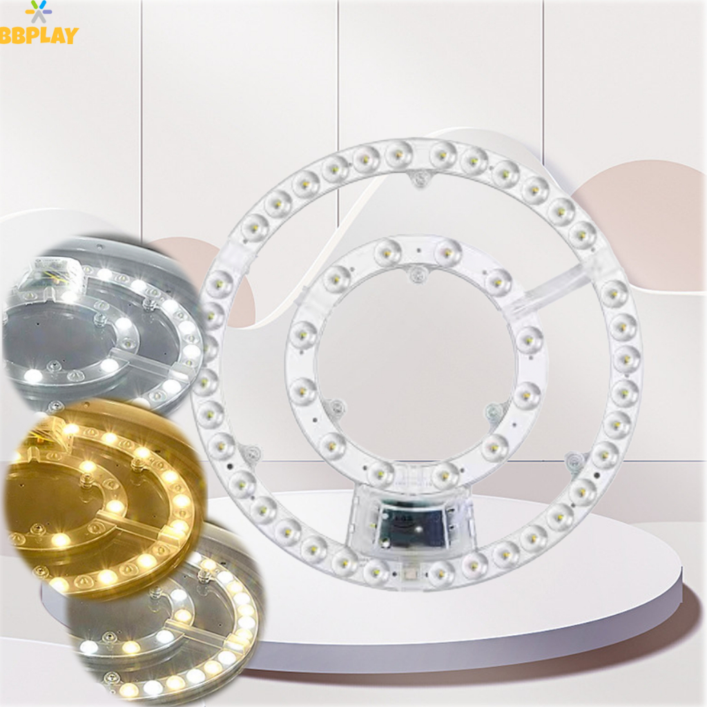 แผงโมดูลไฟเพดาน LED  18 24 36 72W ทรงกลม แบบเปลี่ยนสําหรับบ้าน