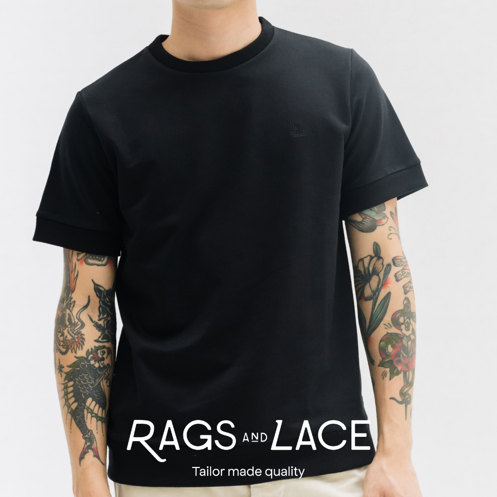 Rags and Lace เสื้อยืด Basic Tee ปักโลโก้ รวมทุกสี มี 5 สี