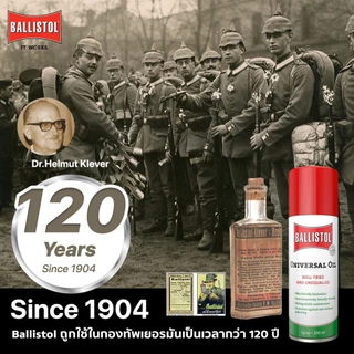 Ballistol น้ำมันล้างปืน CLP จากเยอรมัน อันดับ 1 ที่แชมป์ระดับโลกเลือกใช้ พลังล้างสูงพิเศษ ไม่เปลืองแรงขัด หล่อลื่นดีมาก