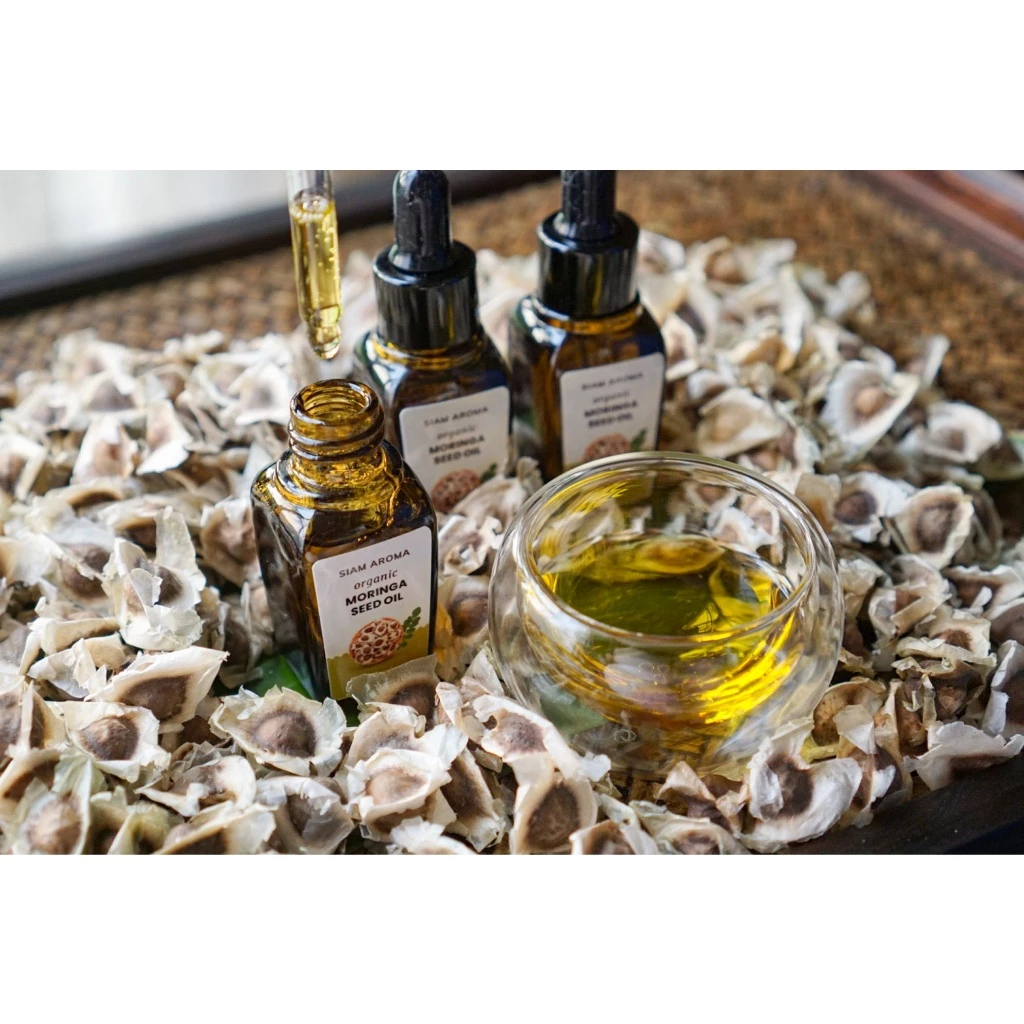 Siam Aroma น้ำมันมะรุมออร์แกนิค100% 15ml Organic moringa oil By Siam Aroma Organic Farm สยามอโรมา