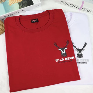 ผ้า cotton แท้ 100% [Super Soft] อย่างดี หนานุ่ม ใส่สบาย ไม่ร้อน ลาย DEER HUNTING (no.217)
