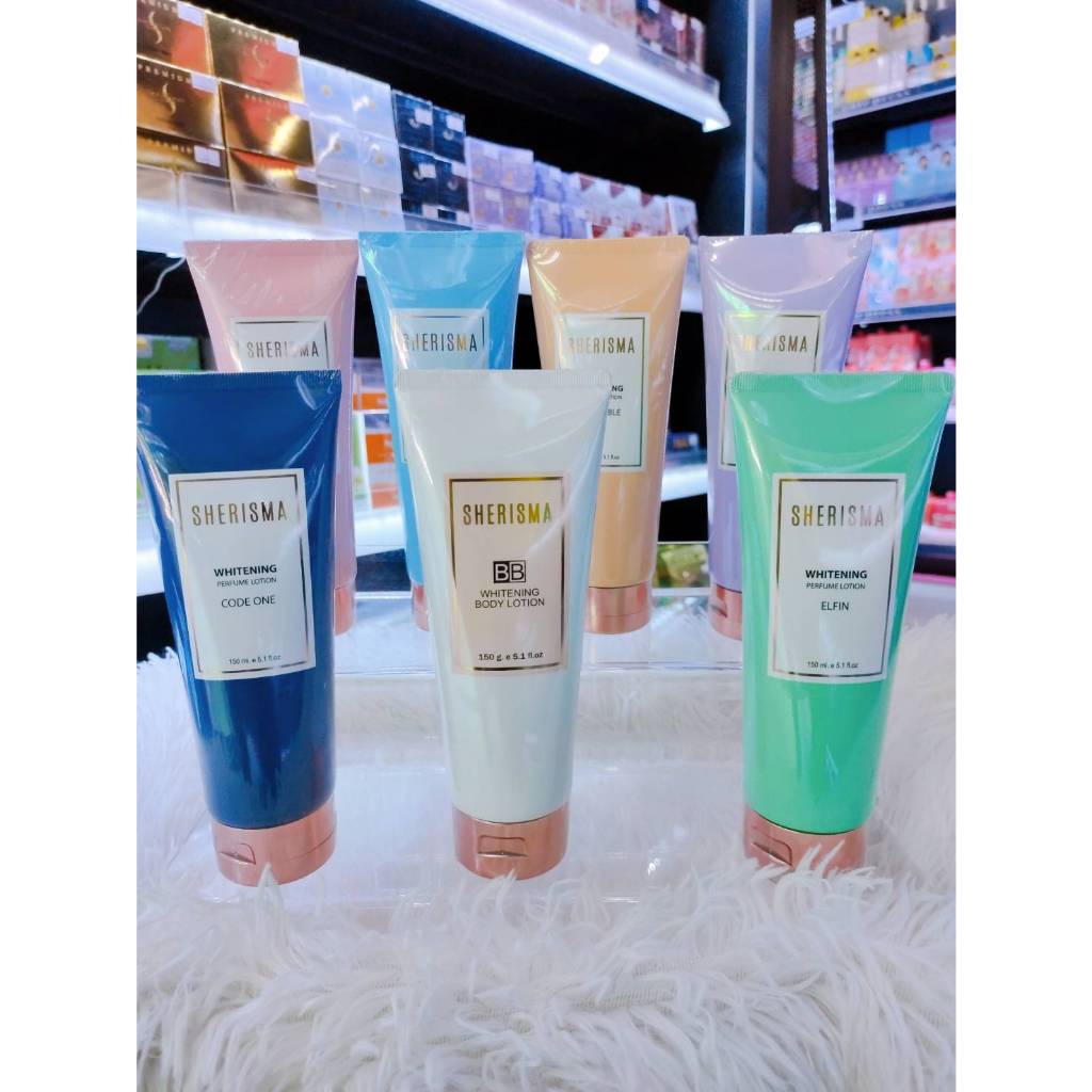 เชอร์ริสม่า บีบีไวท์เทนนิ่ง บอดี้ โลชั่น  Sherisma BB Whitening boay lotion 150 g /เชอร์ริสม่า โลชั่