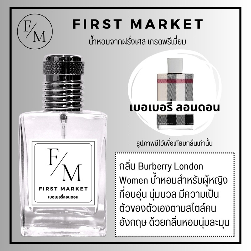 น้ำหอมกลิ่น เบอเบอรี่ ลอนดอน น้ำหอมเกรดพรีเมี่ยม