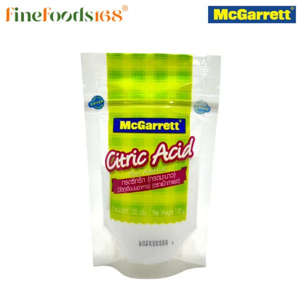 แม็กกาแรต ซิทริก (กรดมะนาว) 100 กรัม McGarrett Citric Acid 100 g.