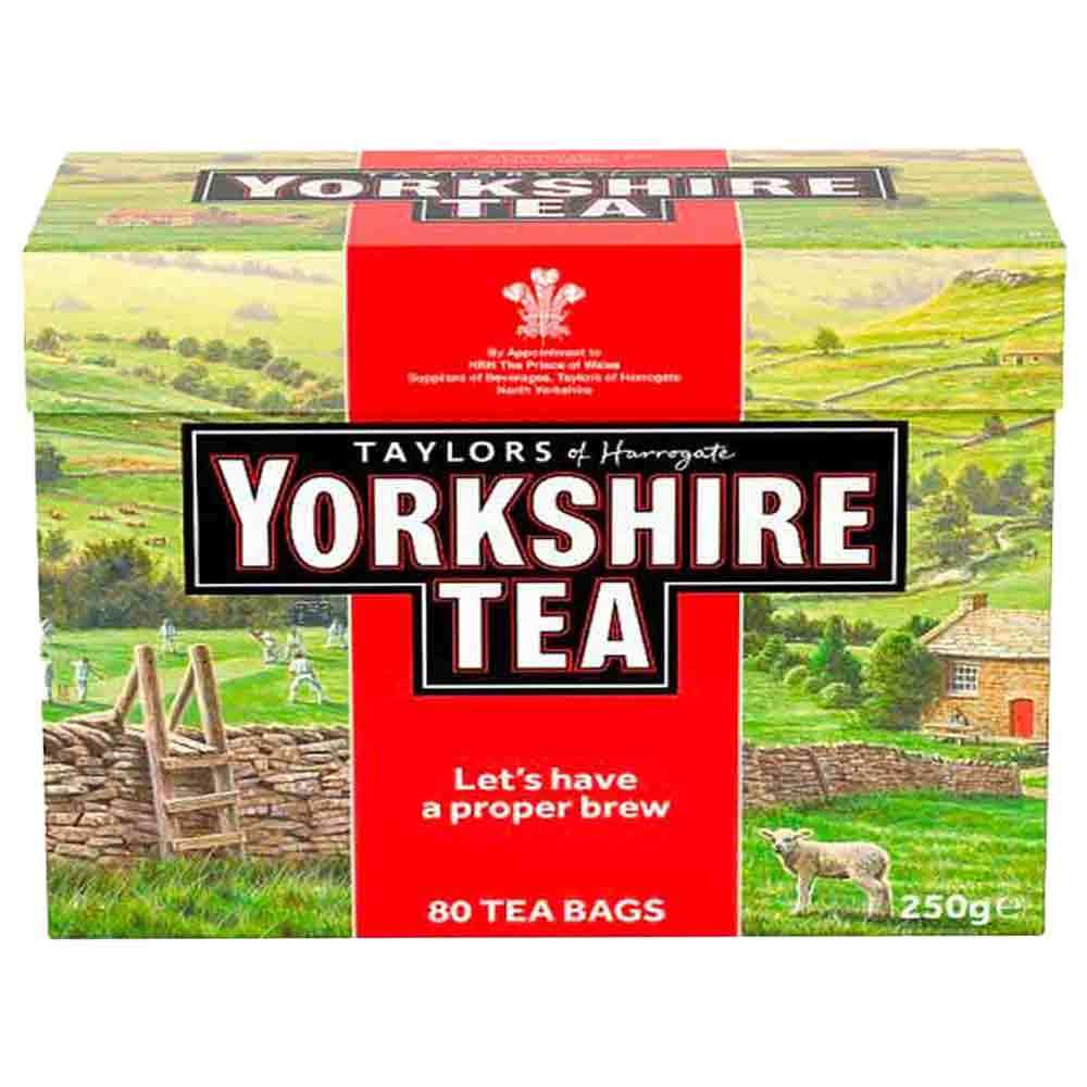YORKSHIRE TEA Teabags x 80 Taylor's Tea of Harrogate