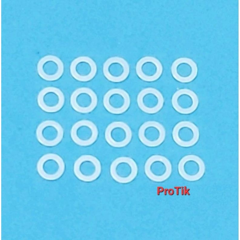 แหวน ซิมกันช็อต (ชุด 20 ชิ้น) แกนมอเตอร์ 2 mm.