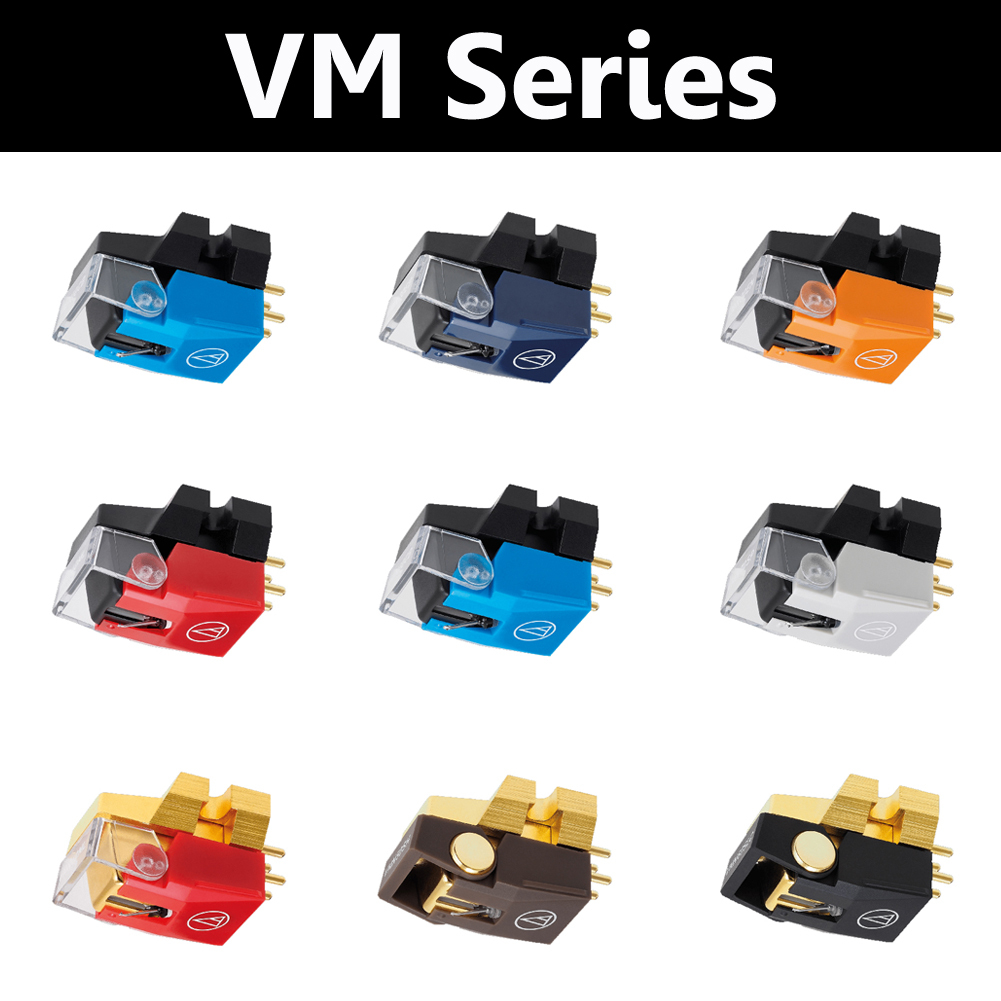 หัวเข็ม Audio Technica รุ่น VM : VM510CB, VM520EB, VM530EN, VM540ML, VM610MONO, VM670SP, VM740ML, VM