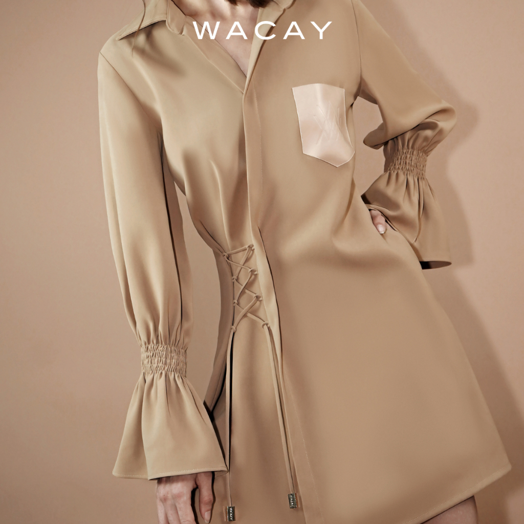 WACAY - Janice Dress เดรส กระเป๋าหนัง