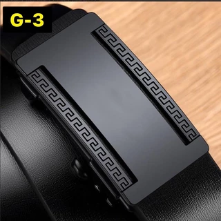 เข็มขัดผู้ชาย เข็มขัดหัวโลหะแข็งแรง หัวคลิกอัตโนมัติ#G-3888