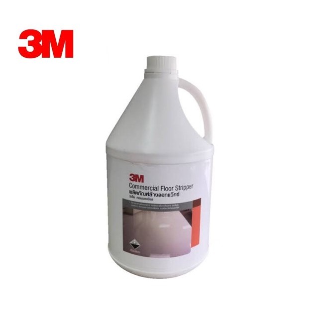 น้ำยาลอกแวกซ์ 3M 3.8 L 3Mขวดกลม  3M Floor Stripper ผลิตภัณฑ์ล้างลอก3m สั่งได้ไม่เกิน4ขวดต่อบิล