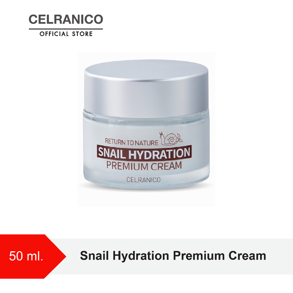 Celranico Return To Nature Snail Hydration Premium Cream ครีมเมือกหอยทาก (EXP. 2026/04/05)