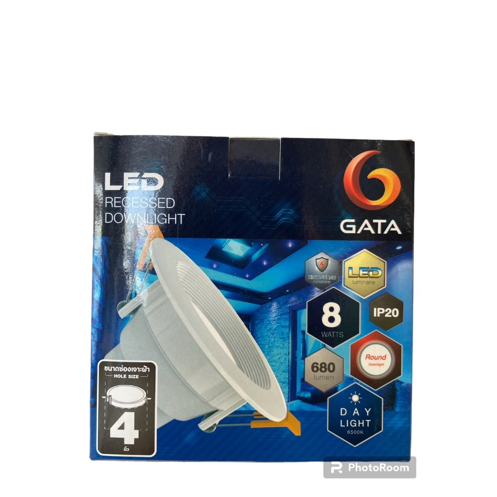 GATA โคมดาวไลท์ LED 4 Downlight LED 8W