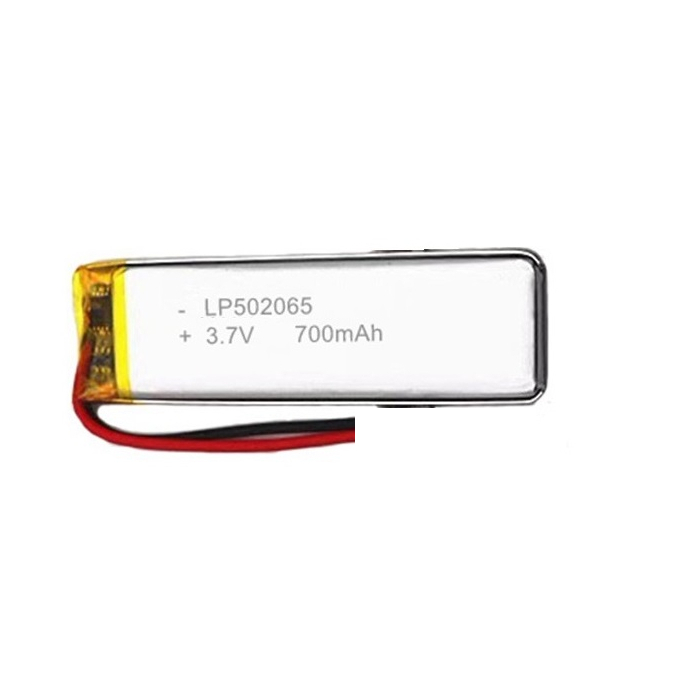 แบตเตอรี่ 3.7V 502065 700mAh Rechargeable Li Ion Battery Polymer for Game Remote Control